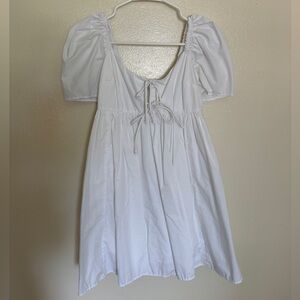 Abercrombie & Fitch White Babydoll Dress